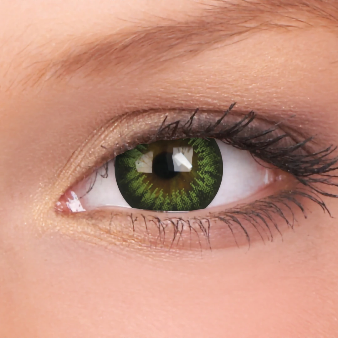 BigEyes Party Green (3-Monatslinse) 15mm (1x2)